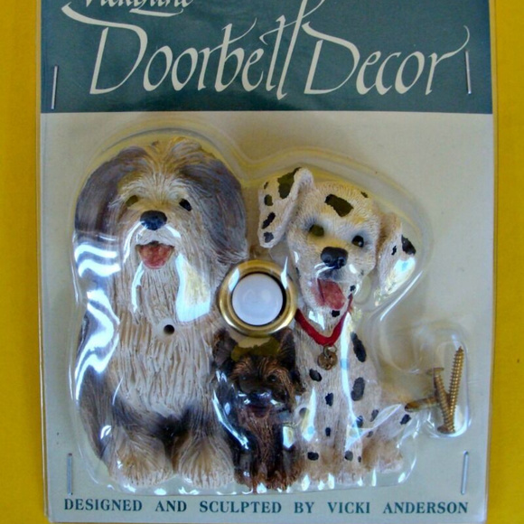 Vicki Lane Creative Designs Other Dalmatian Dog Doorbell Door Bell Sheepdog Yorkie Poshmark